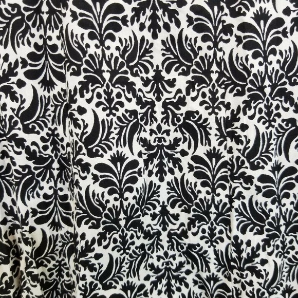 Linea Domani Dress 8 Black White Tank Style Lace - Picture 4 of 12